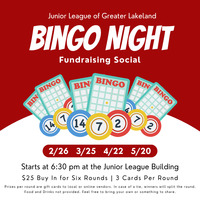 JLGL Bingo Night Buy-In (April 22)